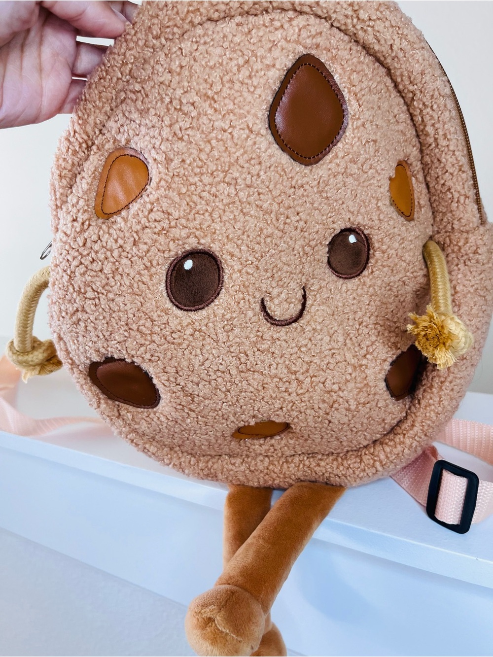 Kids Leash  Plush Cookie Backpack - Brown Cute Character